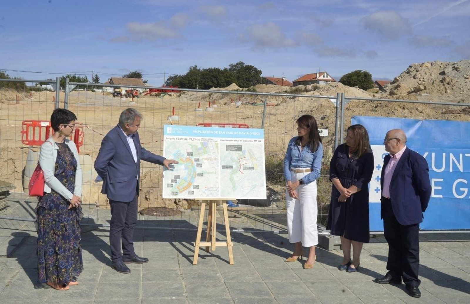 Otra visita a unas obras que avanzan con rapidez.