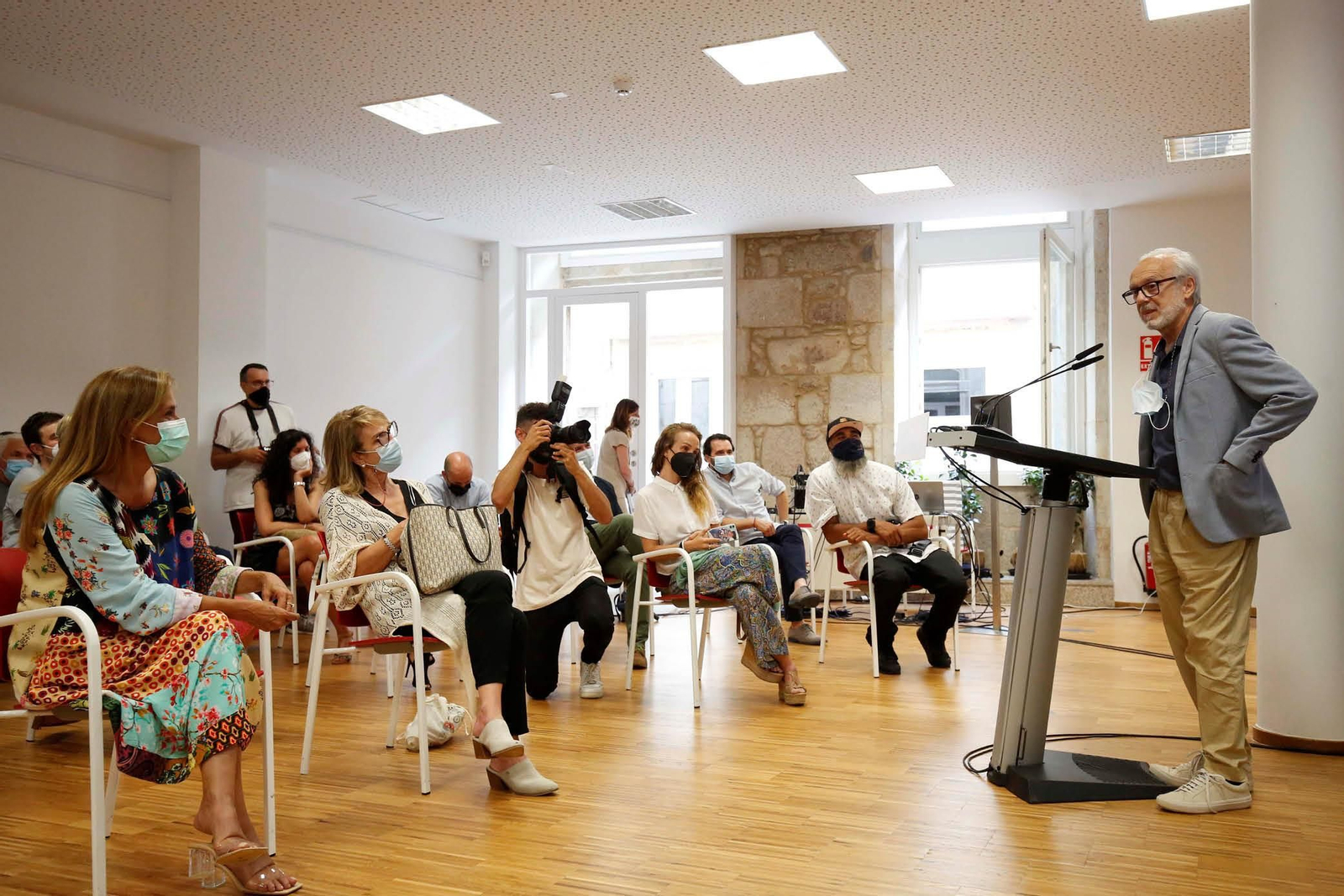 Teixeira recibió un homenaje por parte de la Deputación de Pontevedra este verano.
