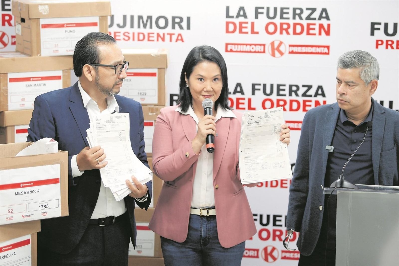 Keiko Fujimori proclamada presidenta