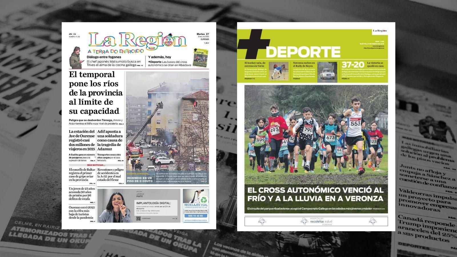 La portada de La Región