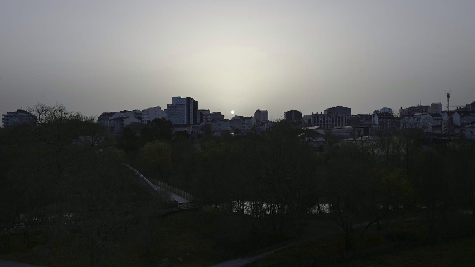 El amanecer del miércoles en O Carballiño