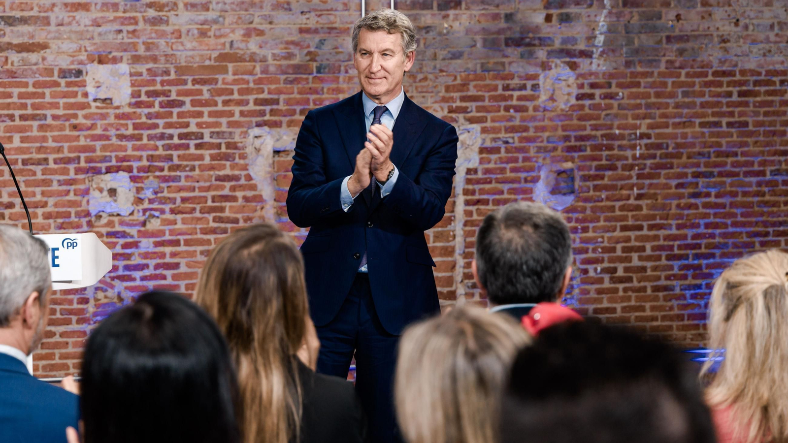 El presidente del Partido Popular, Alberto Núñez Feijóo.