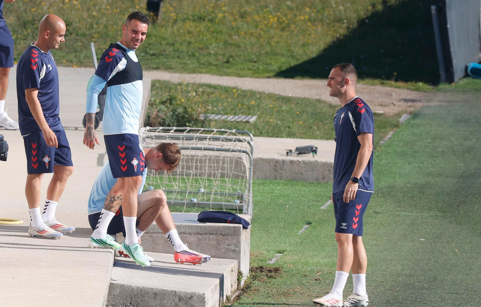 Galería | El Celta se prepara para una gran noche europea ante la Juventus