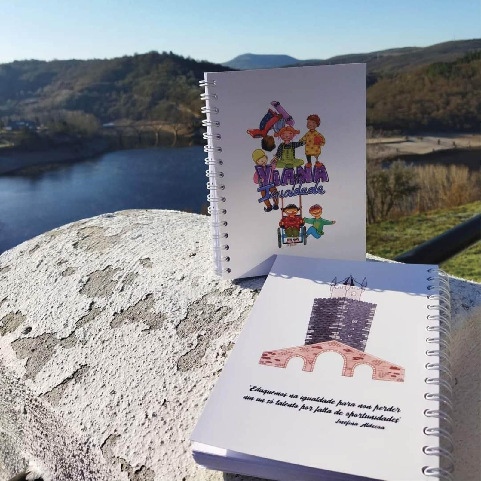 Libreta “Viana en Igualdade” para el presente año 2022.