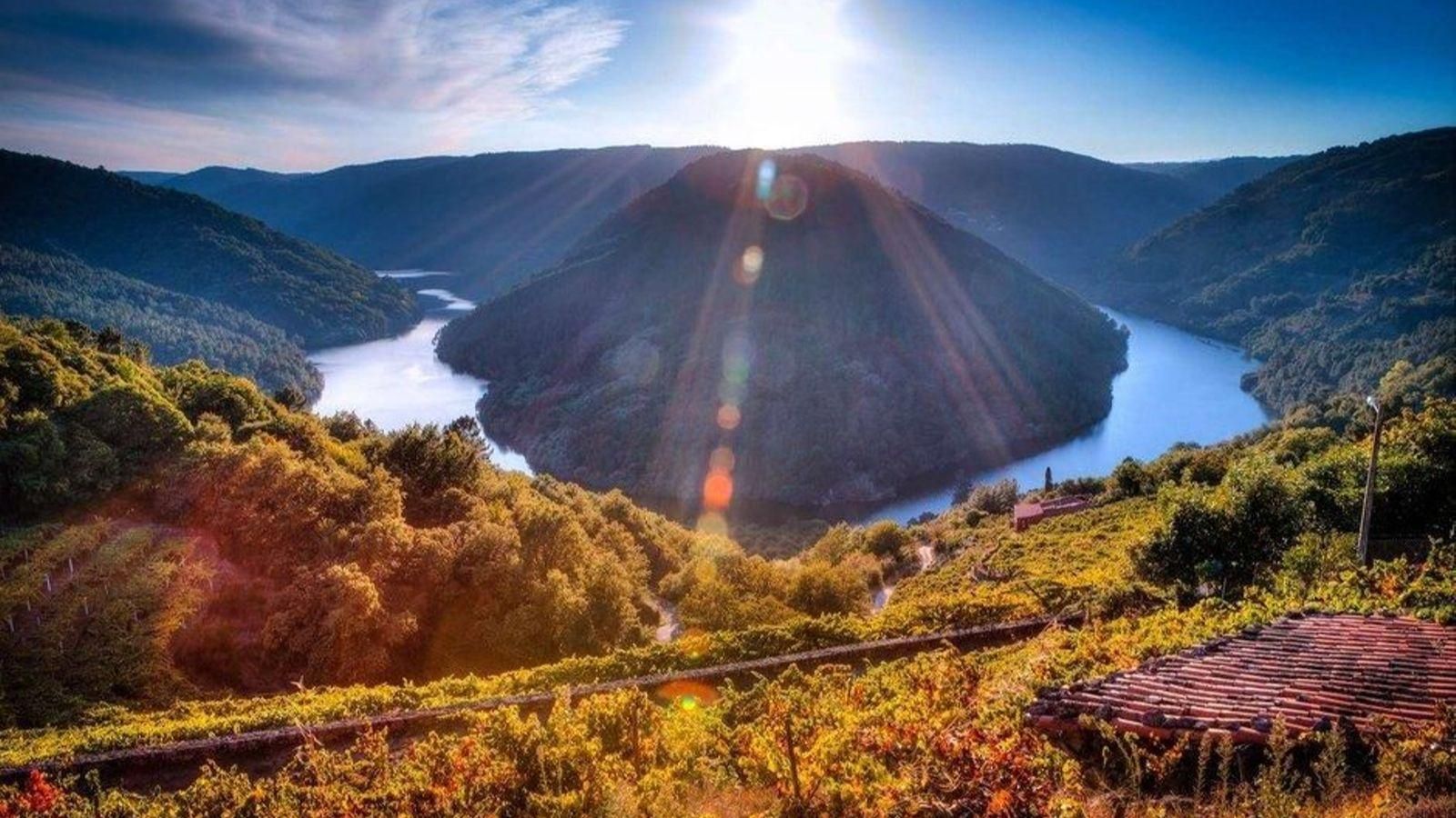 Atardecer en la Ribeira Sacra