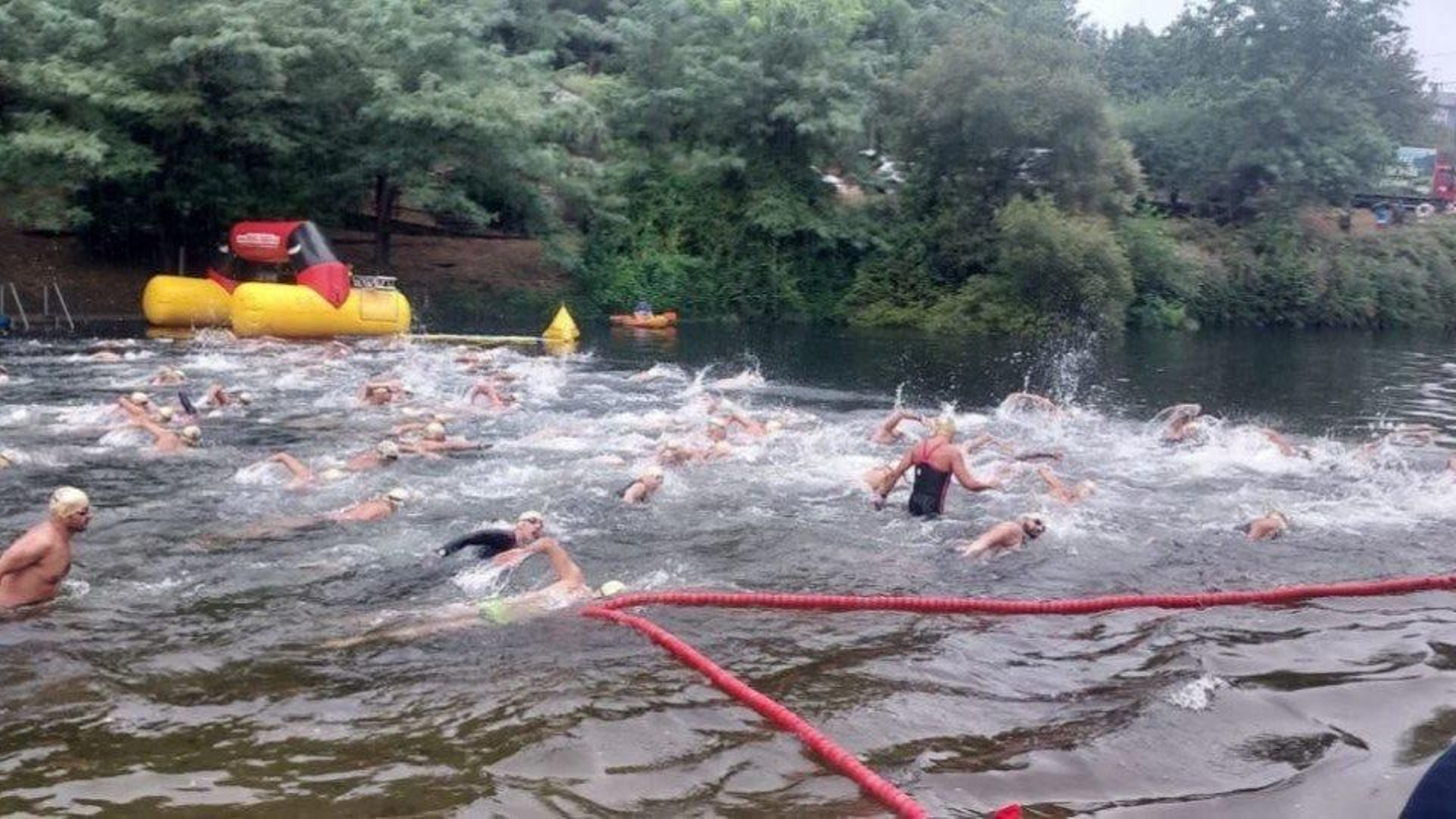 El río Tea acogerá prueba de natación desde las 10:30 horas hasta más allá de las 17:00.