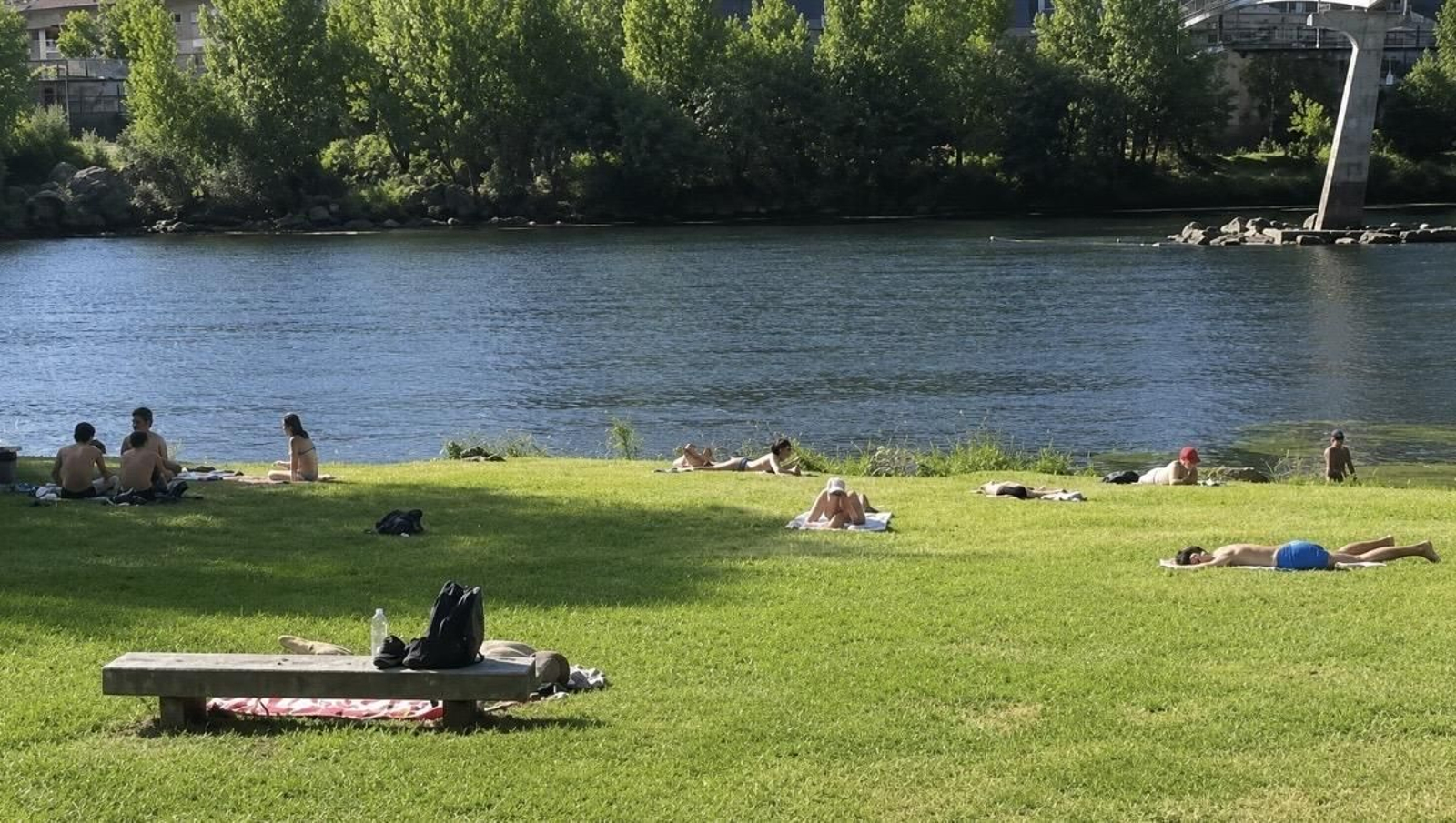 Playa de la Antena, Ourense.