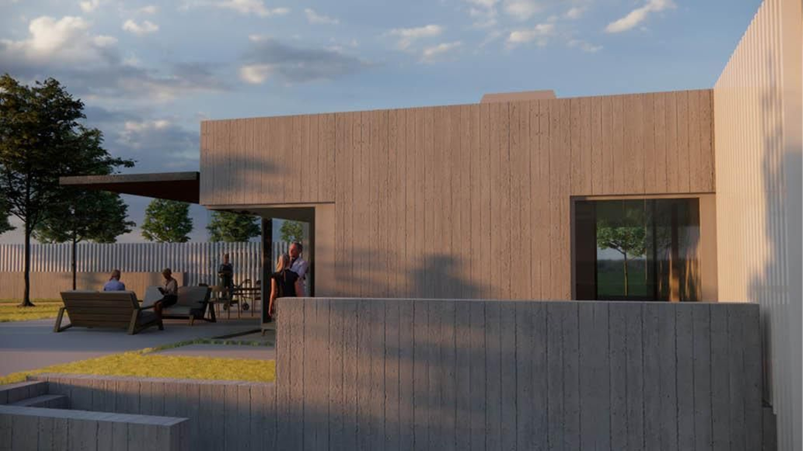 Recreación en infografía del nuevo Centro de Día para mayores, en Torroso, que será de una sola planta.