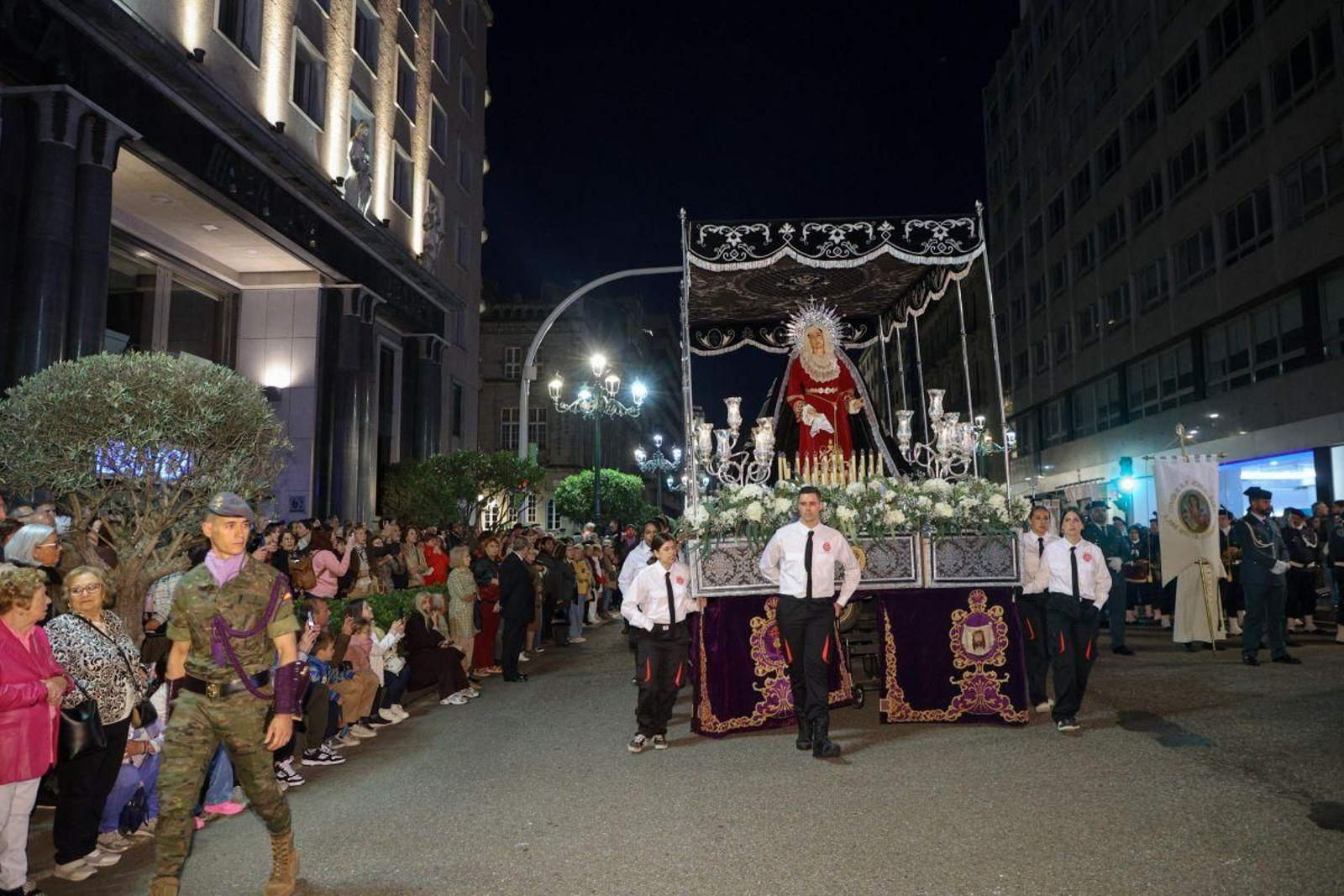 Procesión salida de la parroquia del Sagrado Corazón el Viernes Santo