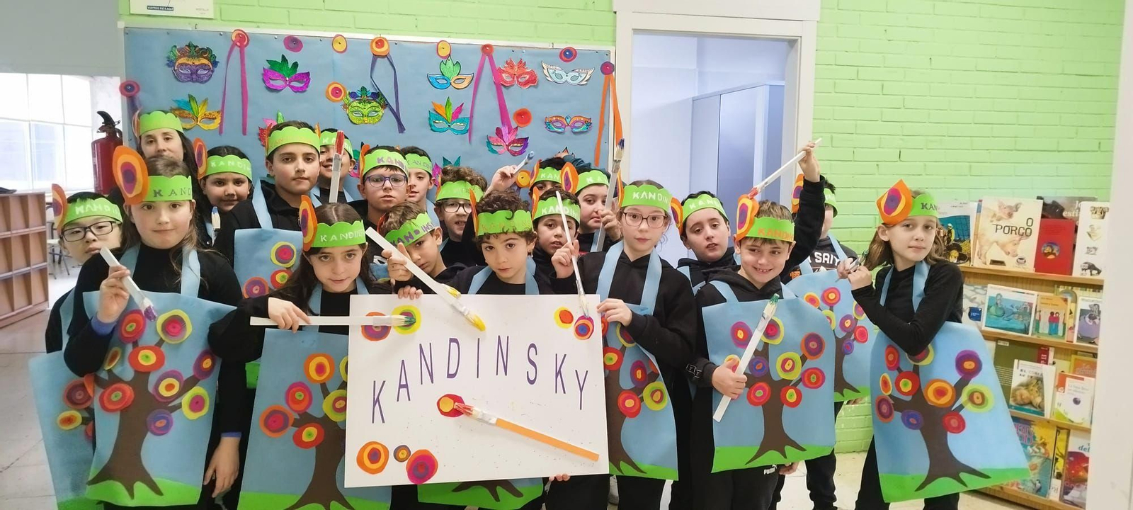 O Entroido no colexio de Ribadavia