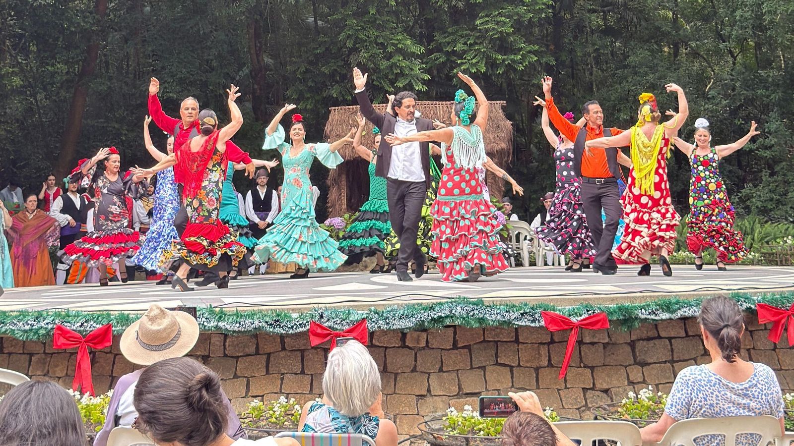 Bailes flamencos en el Bosque do Papa