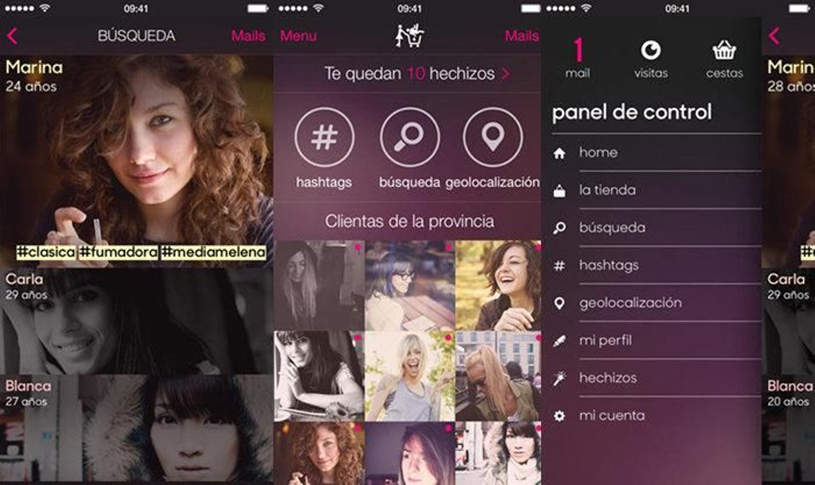 Imagen de la pantalla de la aplicación Adoptauntío.