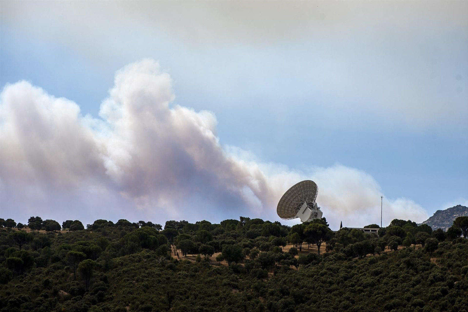 Galería | Madrid vive el incendio forestal más grande de su historia bajo un gran manto de humo