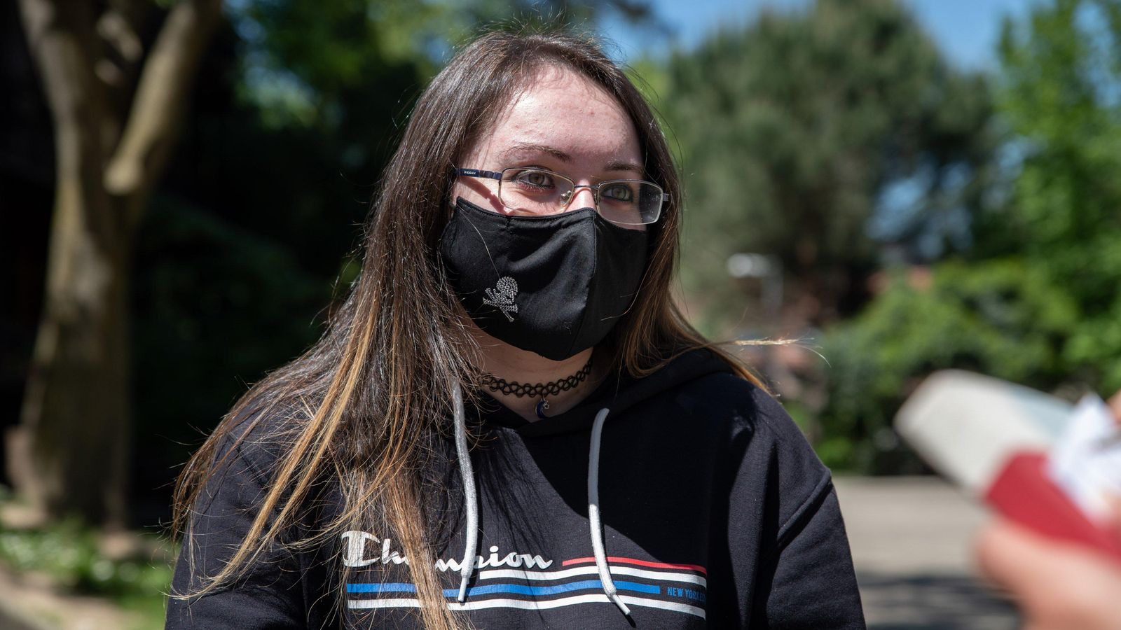 OURENSE (CAMPUS UNIVERSITARIO). 04/05/2021. OURENSE. Enquisas sobre idiomas, para suplemento VIDA. FOTO: ÓSCAR PINAL.   Alejandra Dominguez