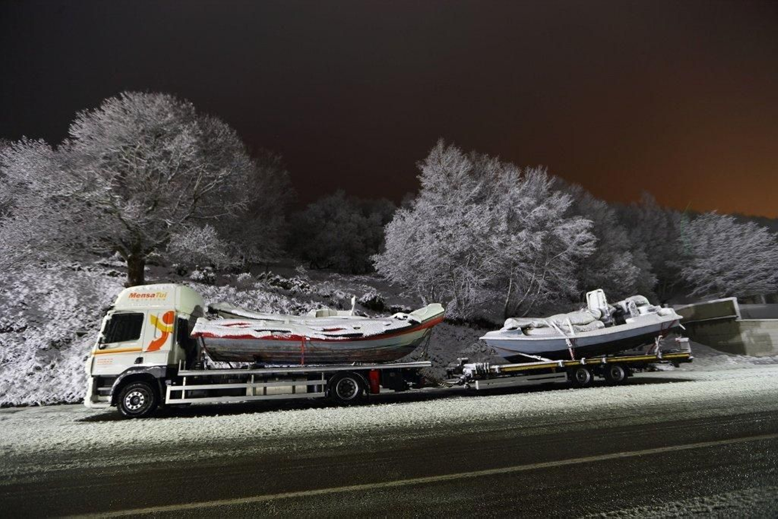 Nieve de primavera en A Canda y Padornelo - Alberte
