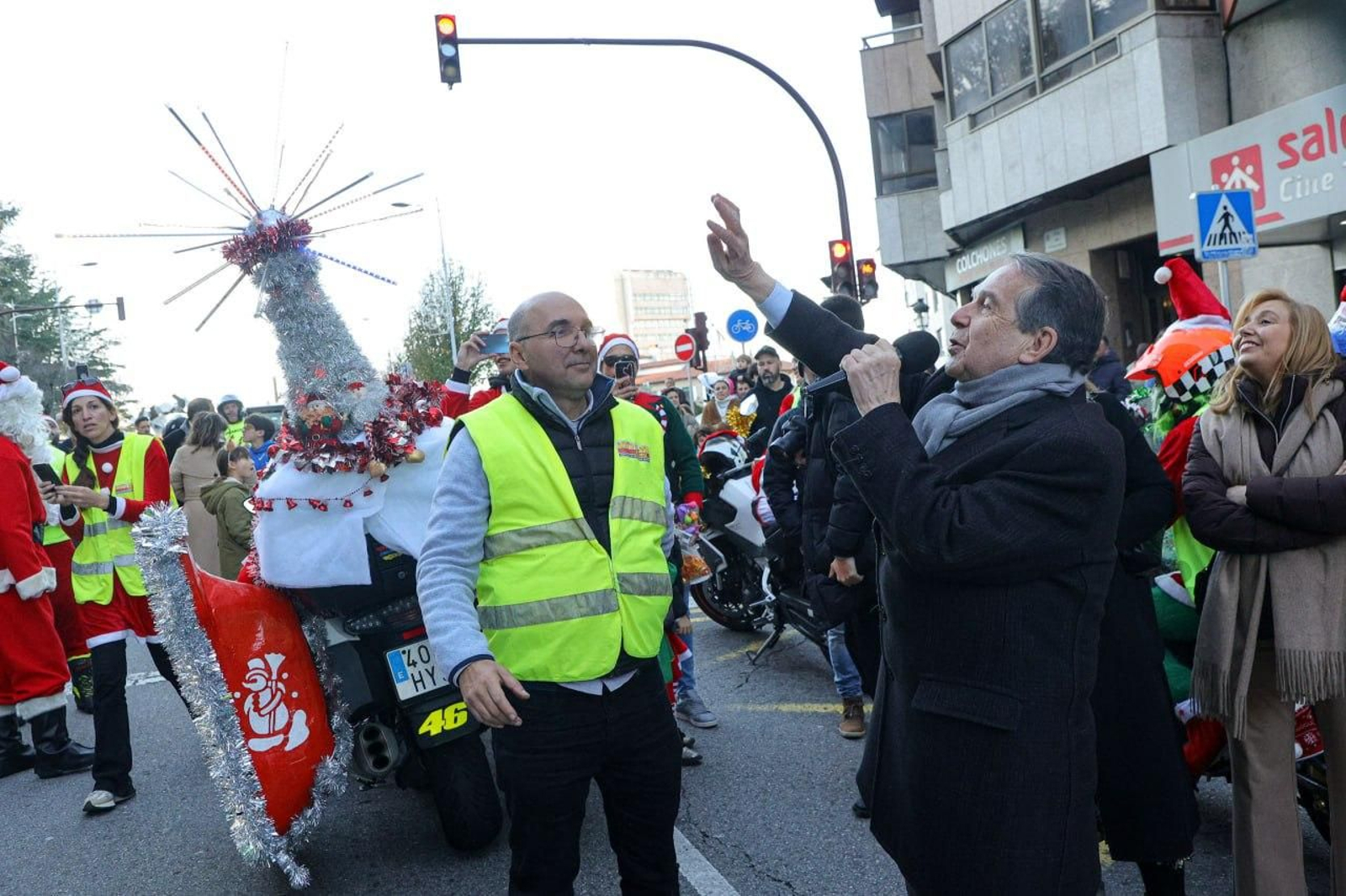 Galería | Los papanoeles moteros toman Vigo