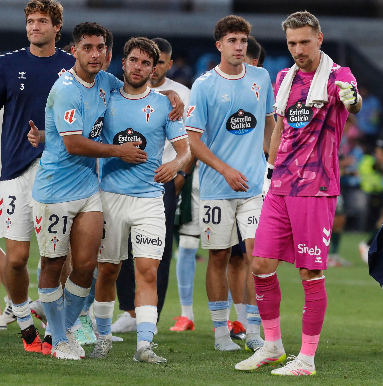 Galería | El partido entre Celta y Racing de Santander, en imágenes