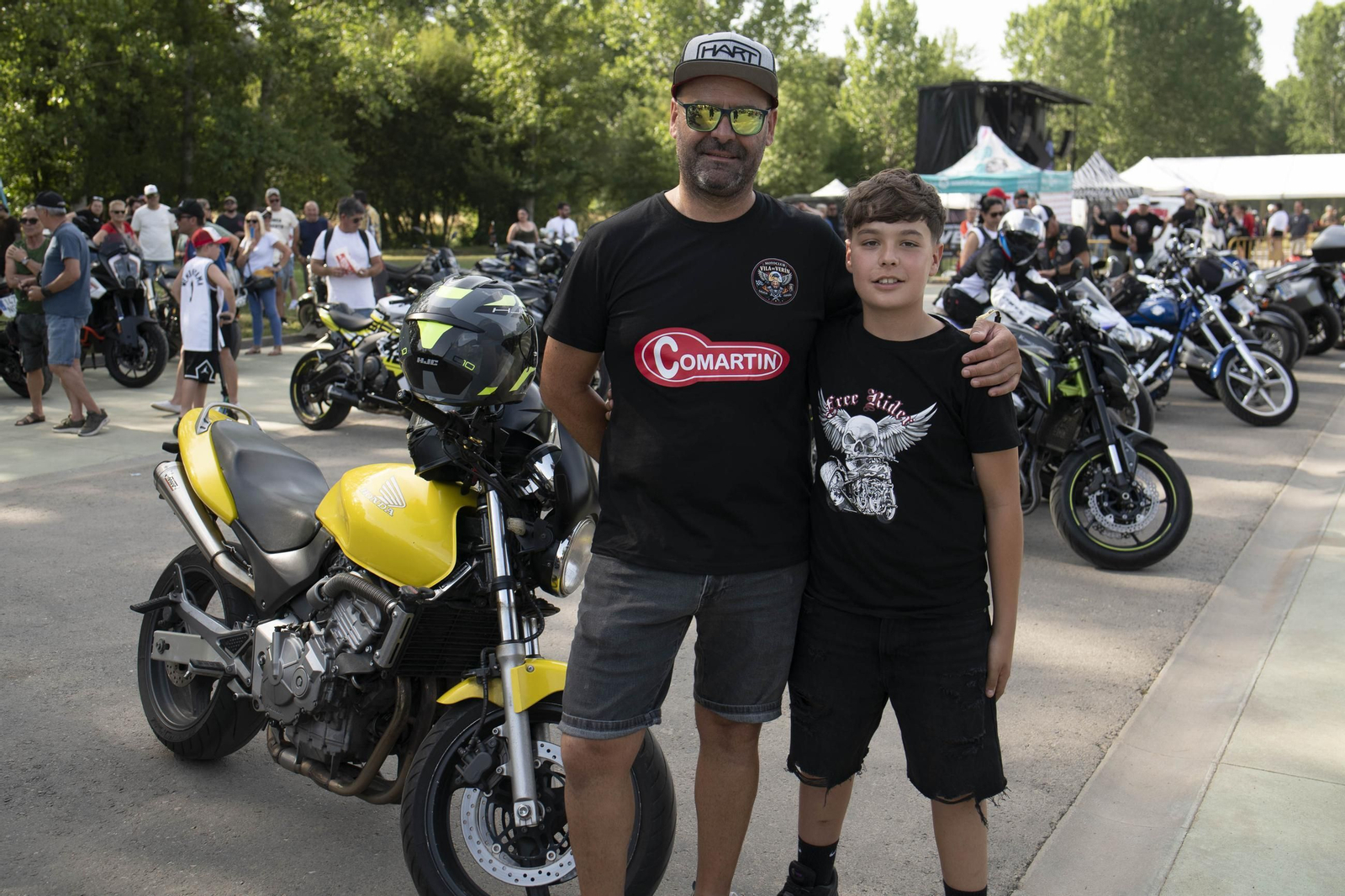 Galería | Las motos vuelven a recorrer Verín en una nueva concentración motera, en fotos
