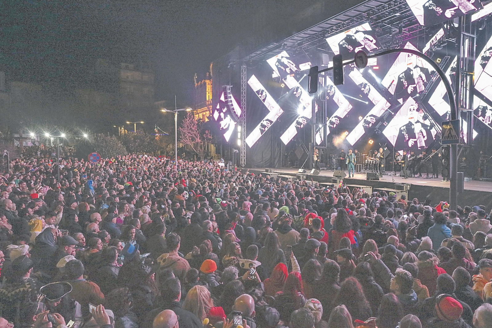 Ambiente de Entroido el año pasado en la ciudad.