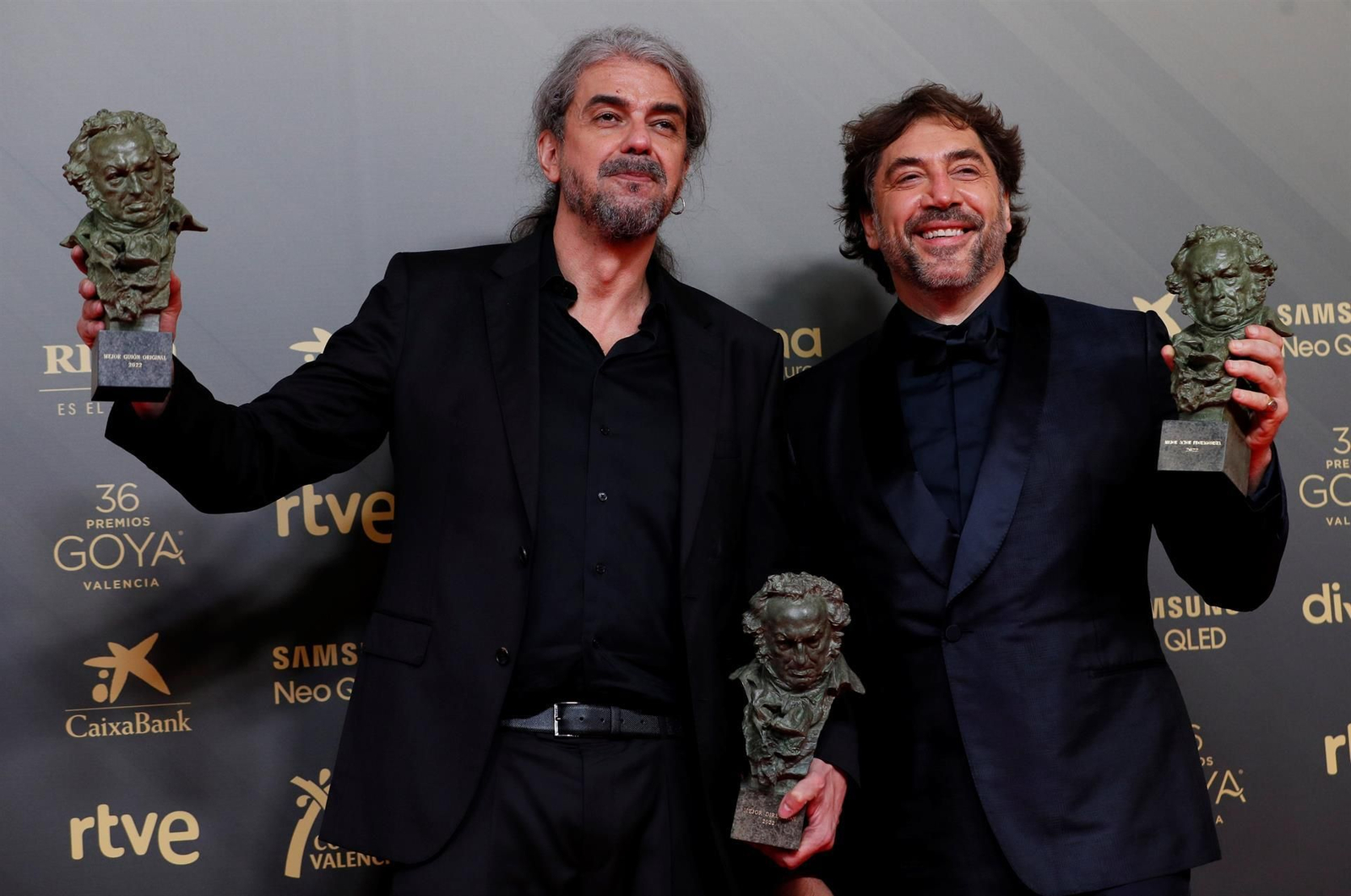 Las imágenes de los premiados en la gala de los Goya