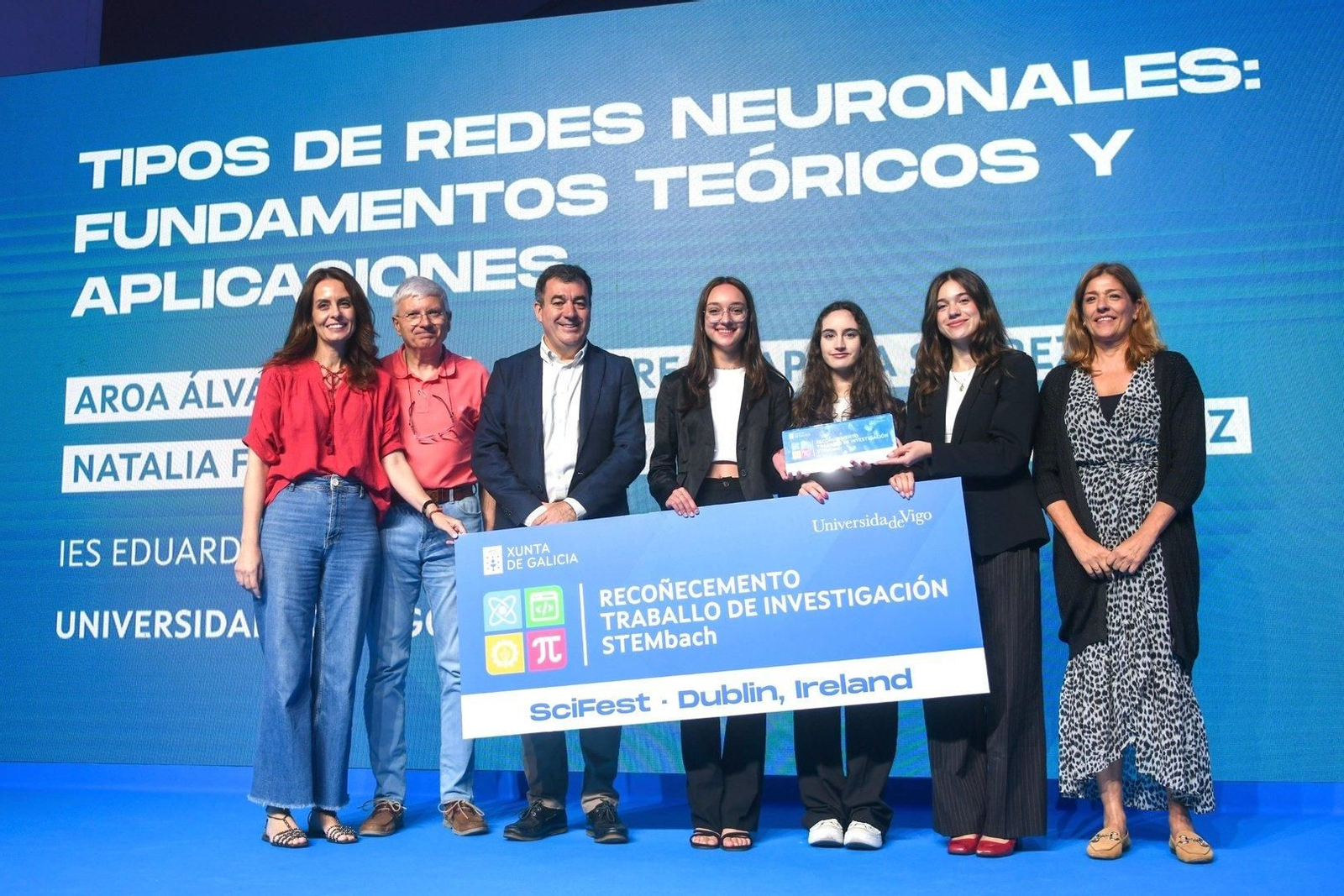 Las alumnas del IES Blanco Amor de Ourense.