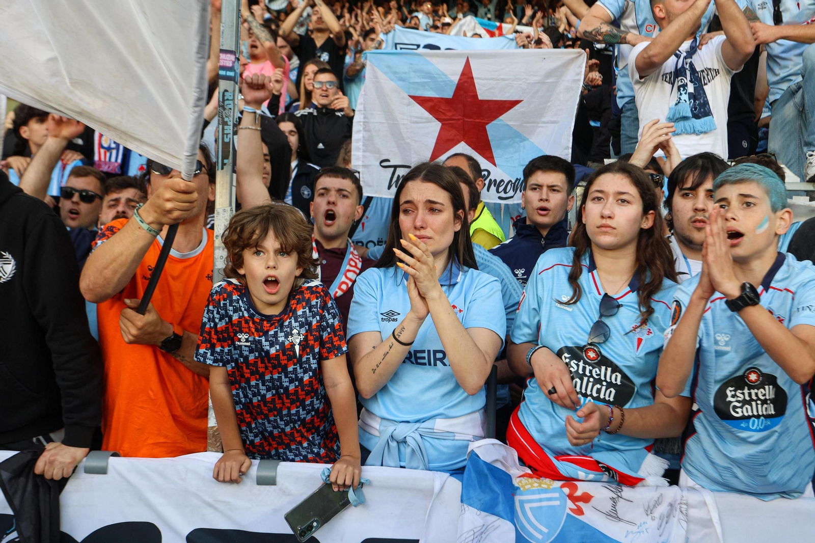 Galería | La goleada del Friburgo puso fin al sueño europeo del Celta