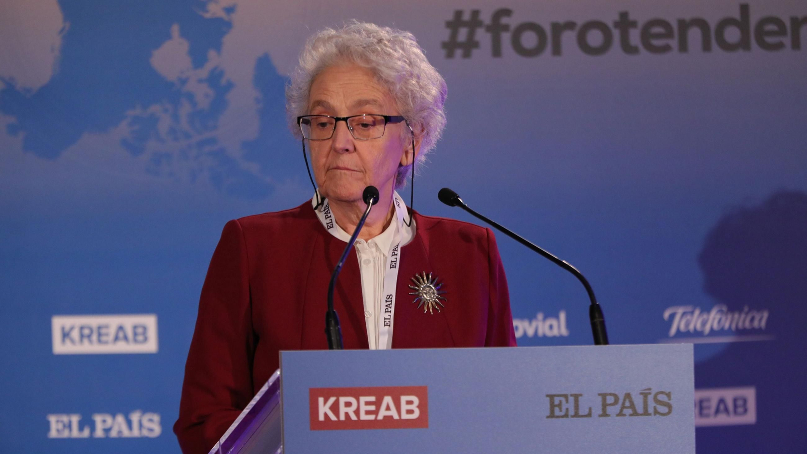 La periodista, Soledad Gallego Díaz.