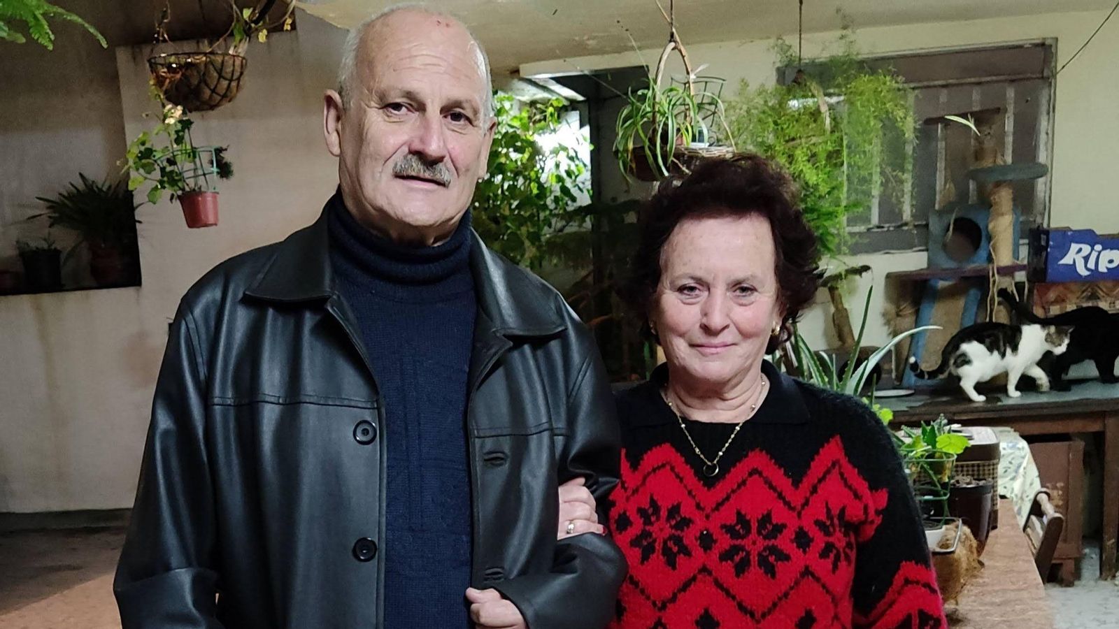 Fernando y Mariflor, hermanos de Pite, Xosé Humberto Baena Alonso.