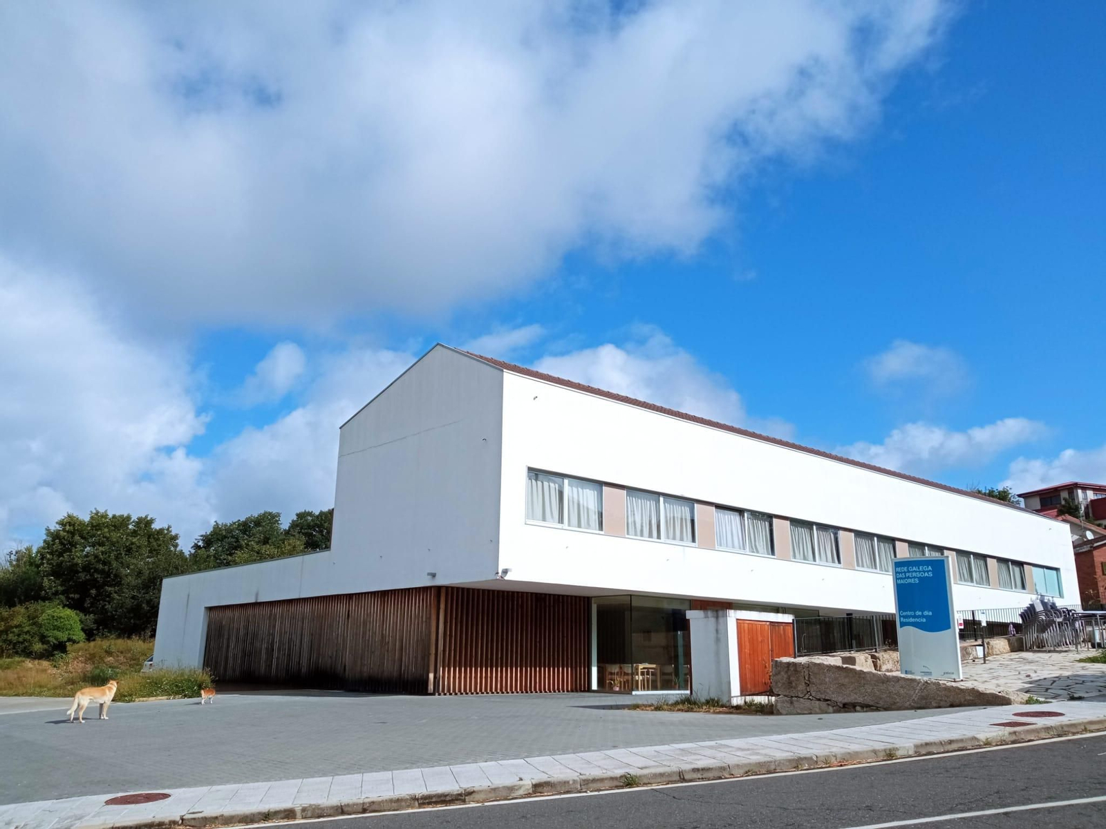 La residencia de Vilardevós. (Foto: C. C.).