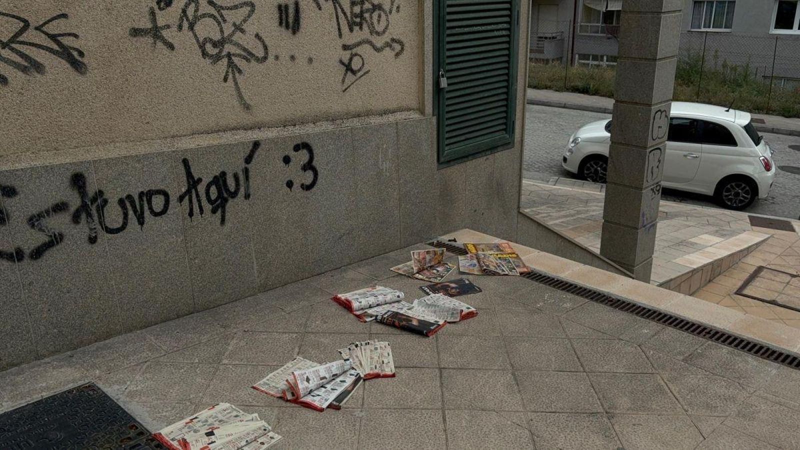 Folletos tirados.