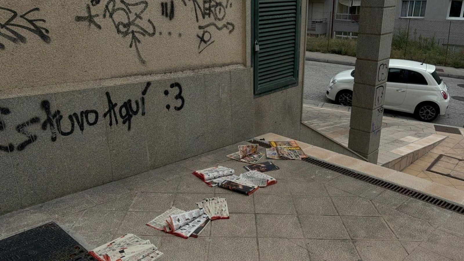 Folletos tirados.
