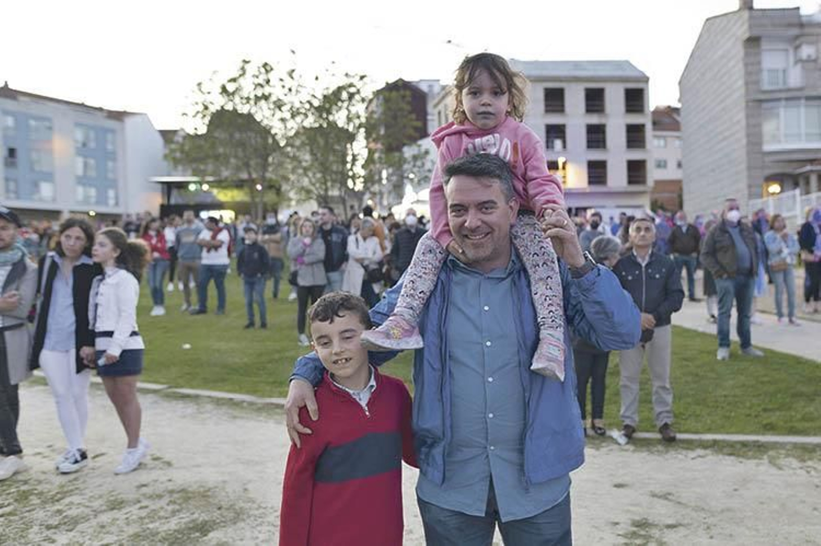 Martín, Zoe y Roberto.