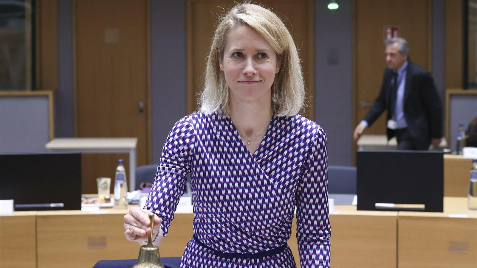La alta representante de la UE para Política Exterior, Kaja Kallas, en el Consejo de Asuntos Exteriores.