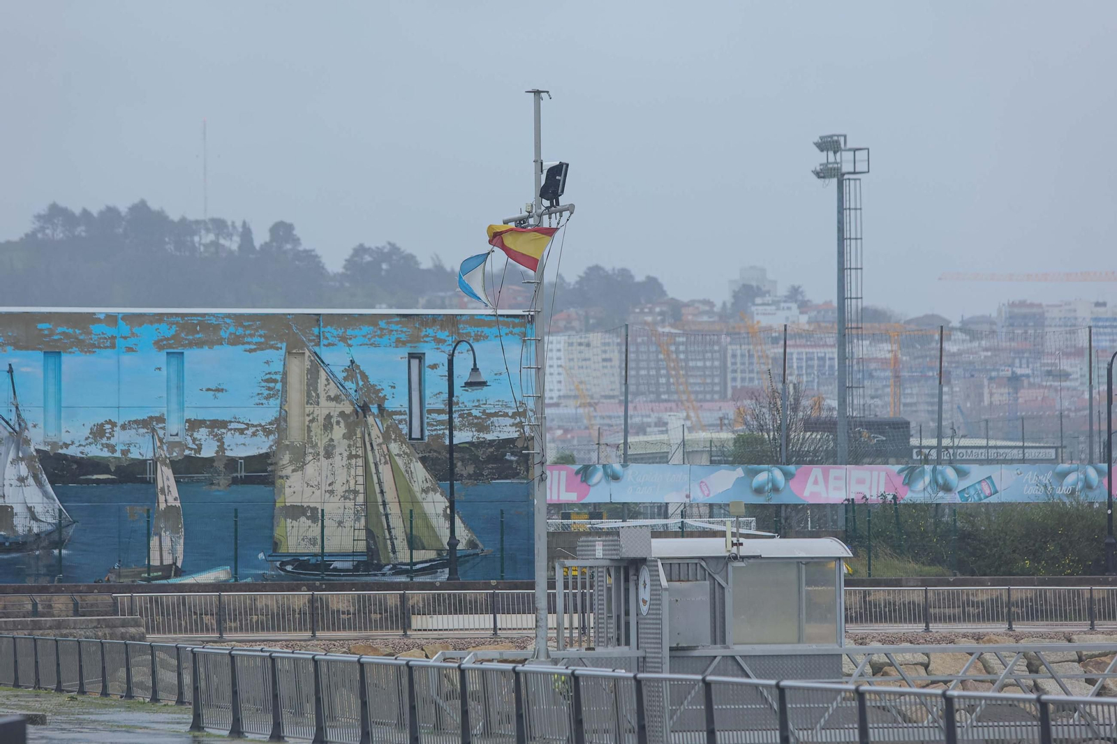 GALERÍA | Los estragos de la borrasca Herminia en Vigo