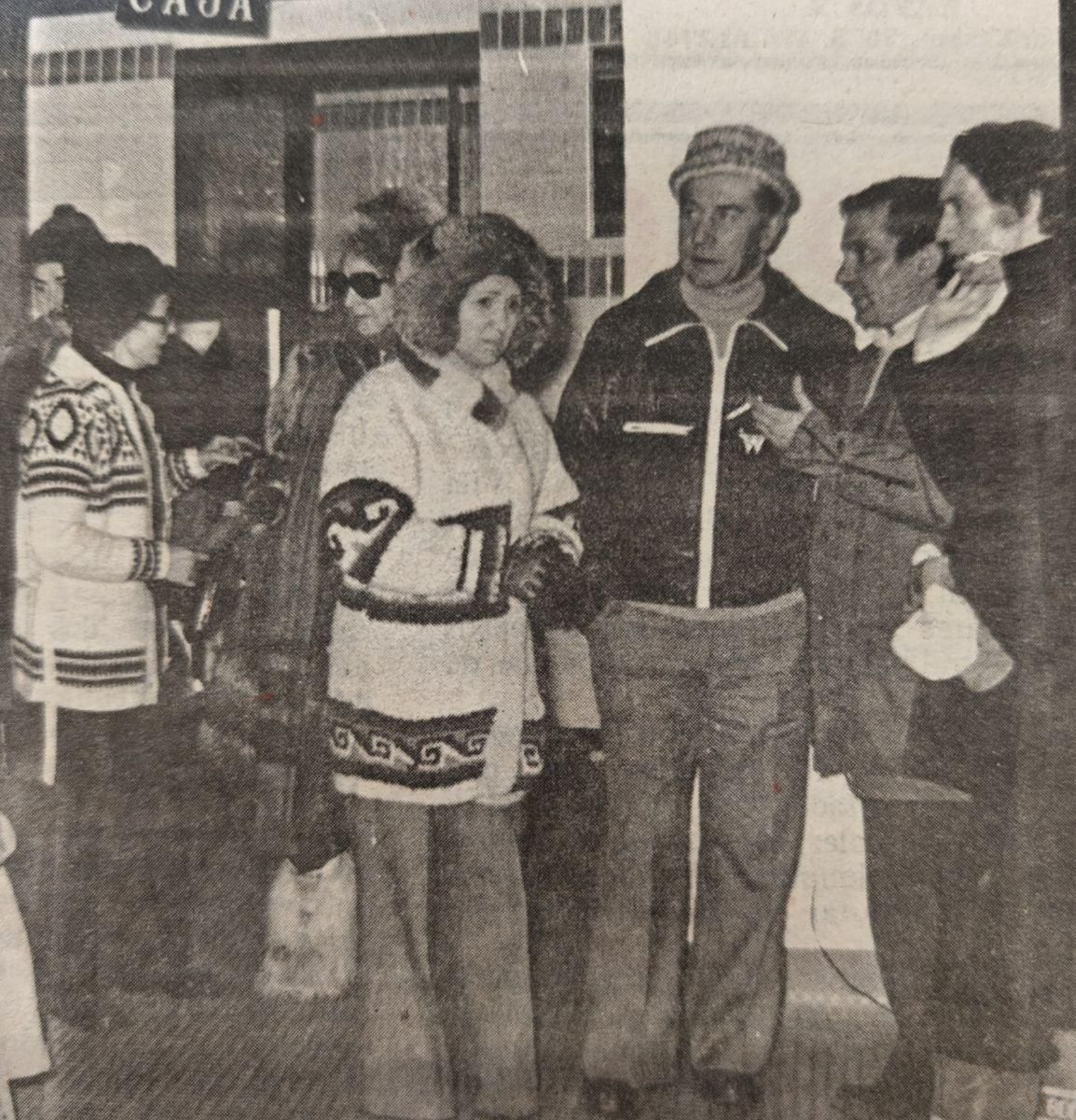 En primer plano, María del Carmen Pintos, Joaquín Fole Vilar, José Luis Outeiriño y José Manuel Rey de Viana.