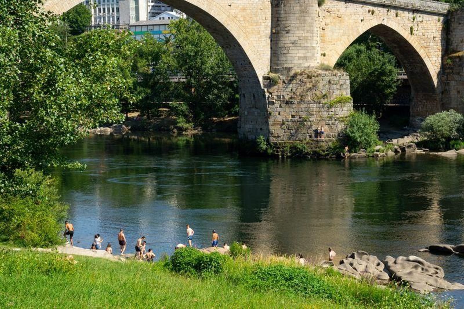 Jornada de calor en la ciudad // FOTO: MIGUEL GARCÍA