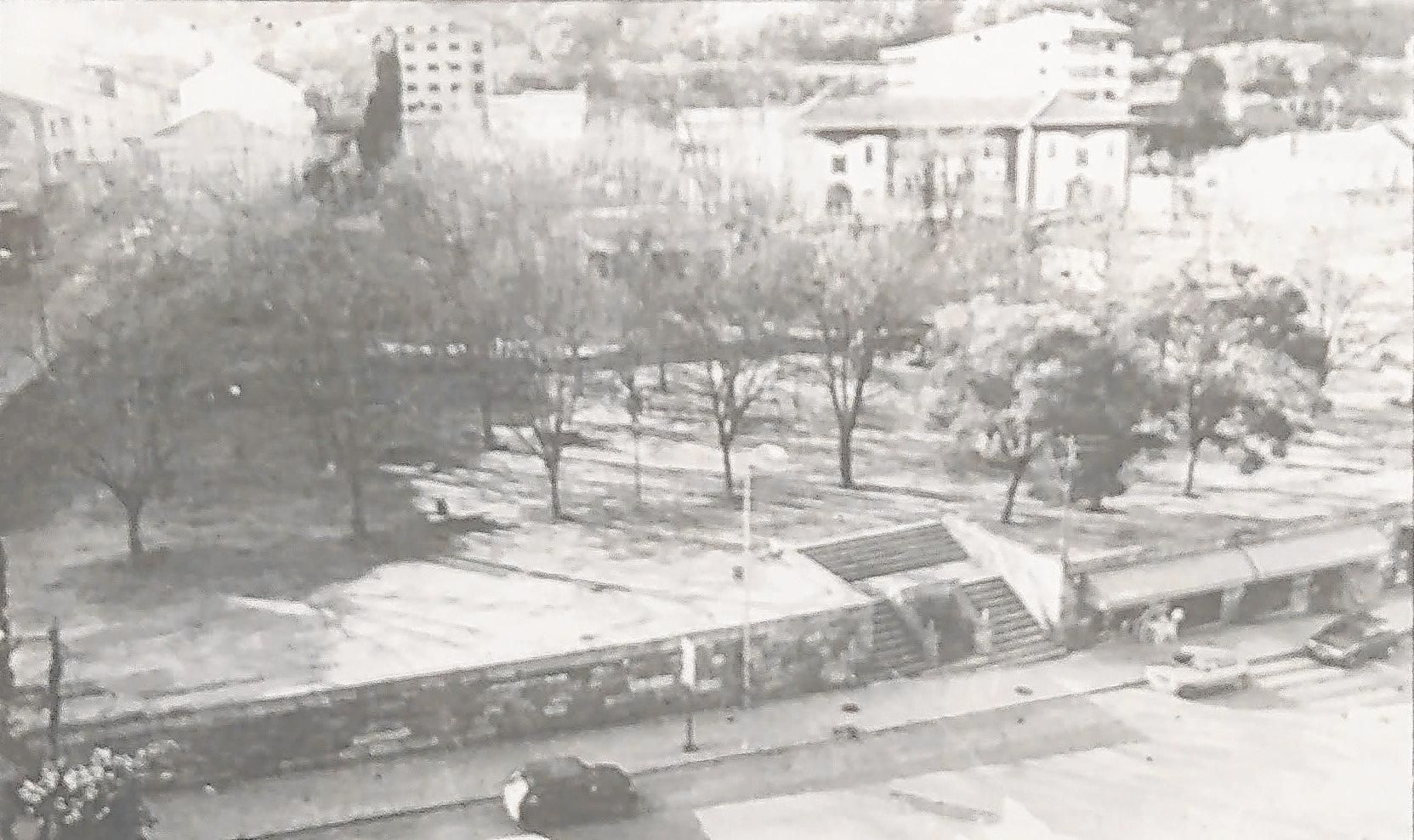 Aspecto de la Alameda antes de las obras.