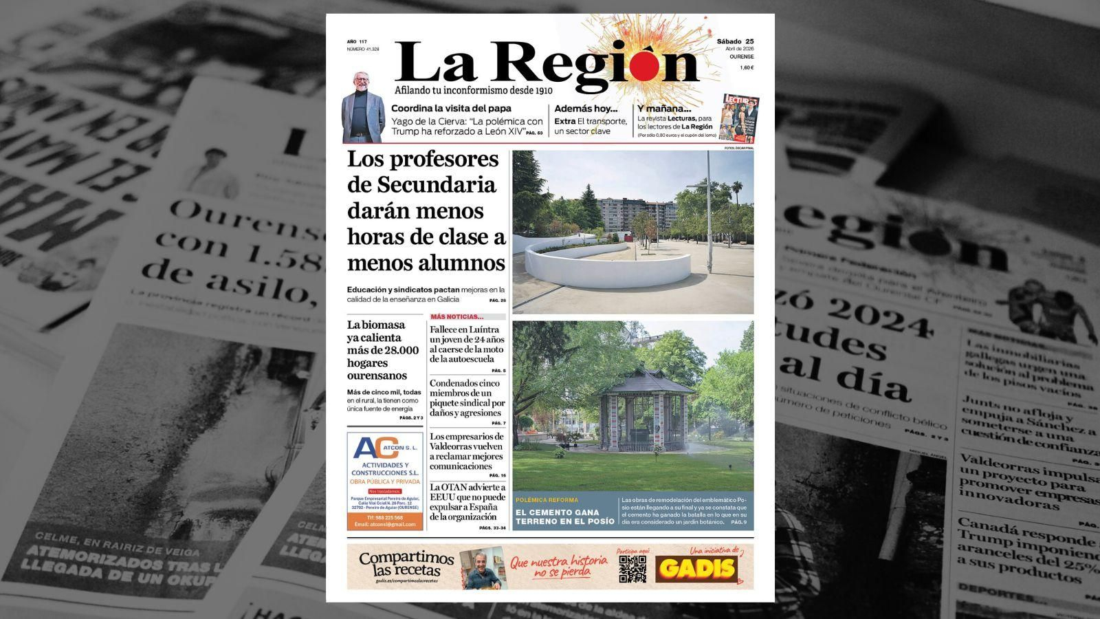 La portada de hoy