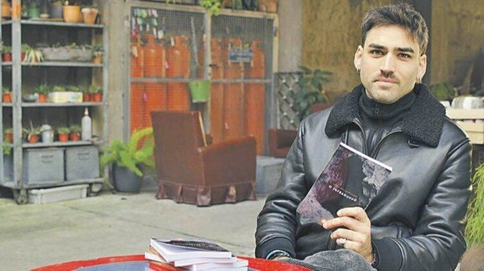 Guillelme co seu primeiro libro