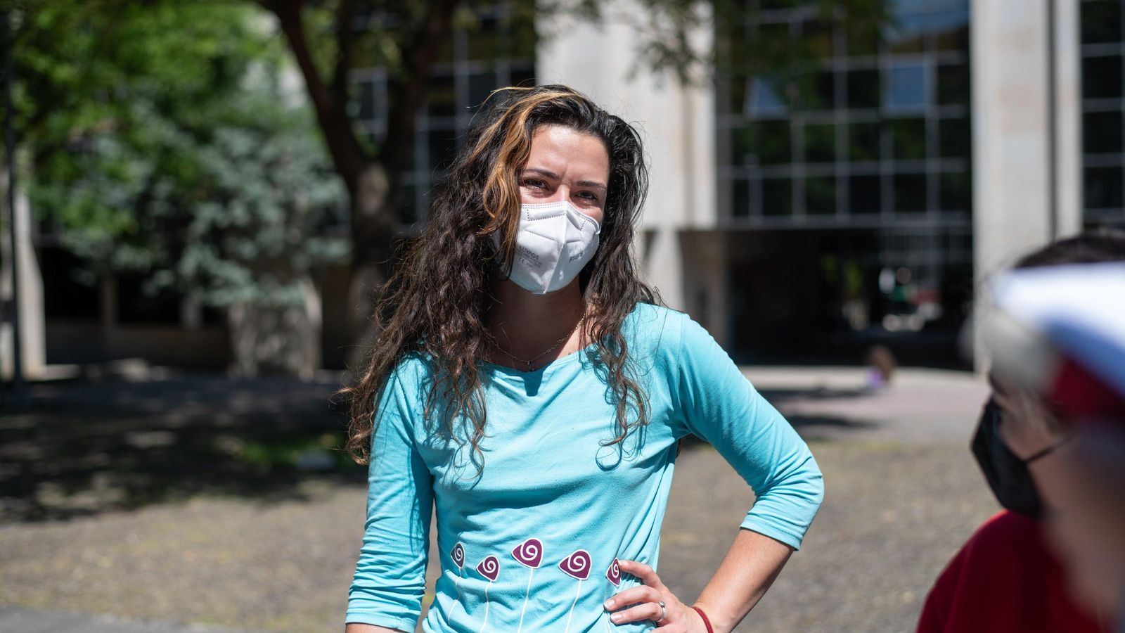 OURENSE (CAMPUS UNIVERSITARIO). 04/05/2021. OURENSE. Enquisas sobre idiomas, para suplemento VIDA. FOTO: ÓSCAR PINAL.   Sara Otero