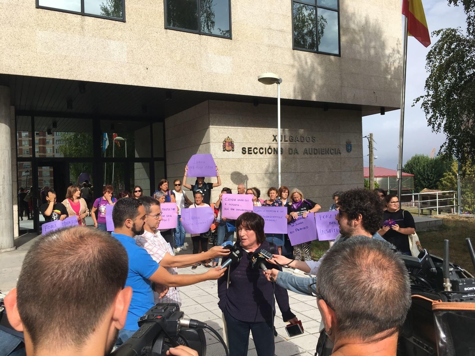 Protesta por Juana Rivas