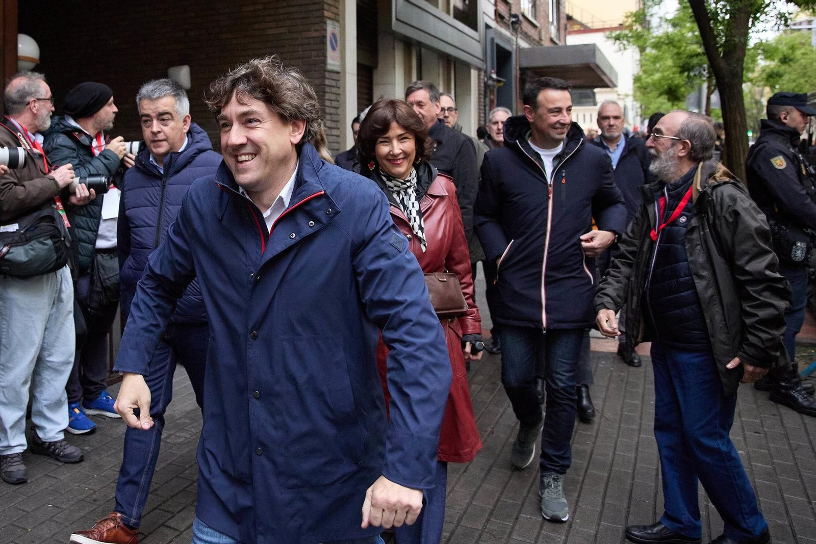 El secretario general del PSE-EE y candidato del partido a lehendakari, Eneko Andueza.