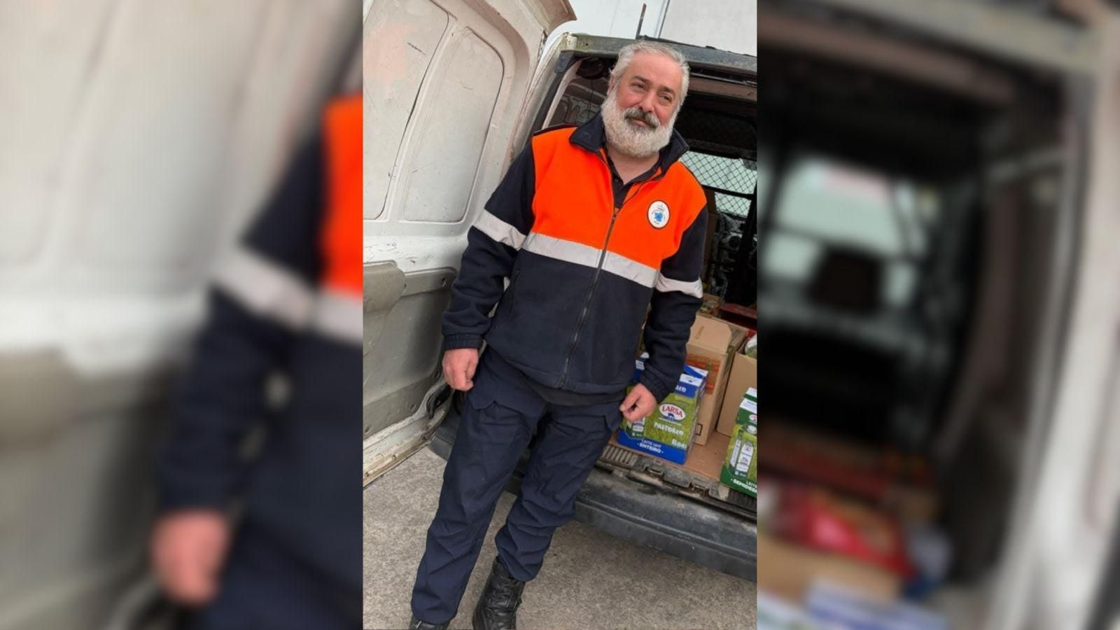 Miguel Ángel García Domínguez, miembro de Protección Civil de O Irixo