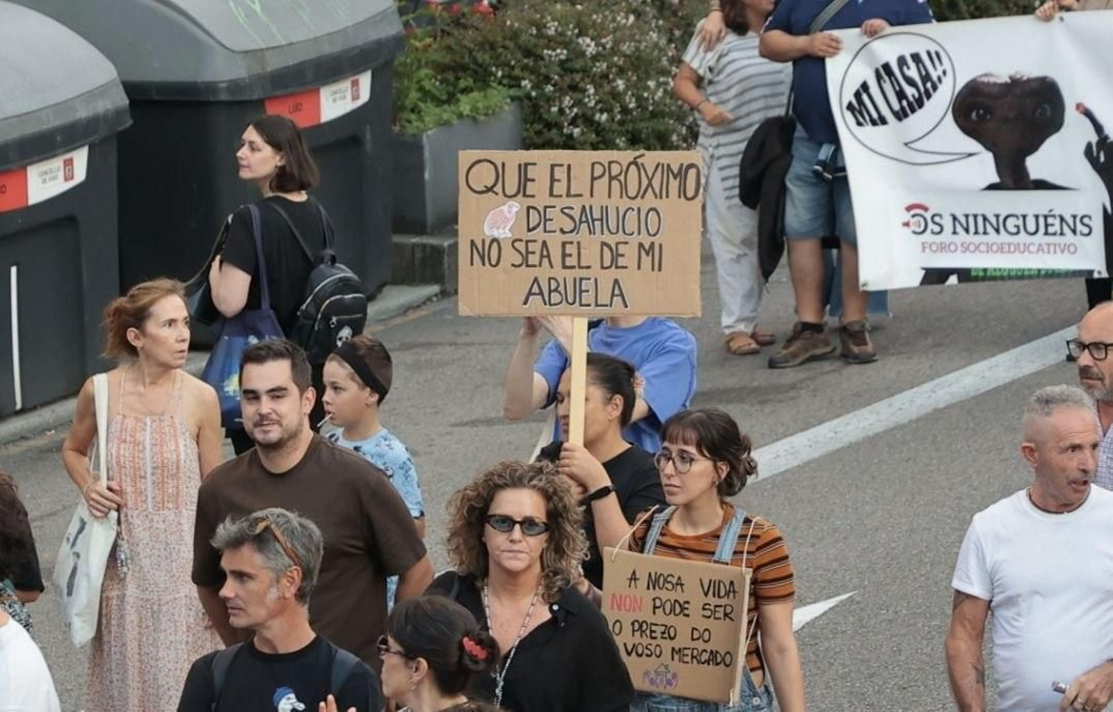 Galería | Vigo se suma a las protestas por una vivienda digna