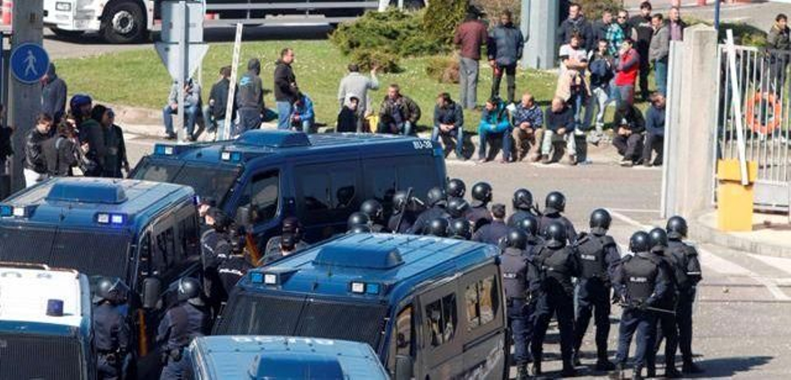 Las protestas de la flota de cerco Berbés // JV Landín
