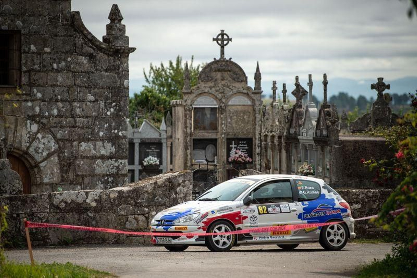 Sesión matinal de la segunda jornada del Rally do Lacón (ÓSCAR PINAL)