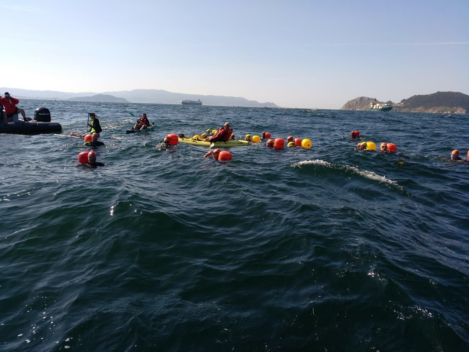 Travesía a nado desde Cíes desafío Atlántico - Vicente Alonso 14