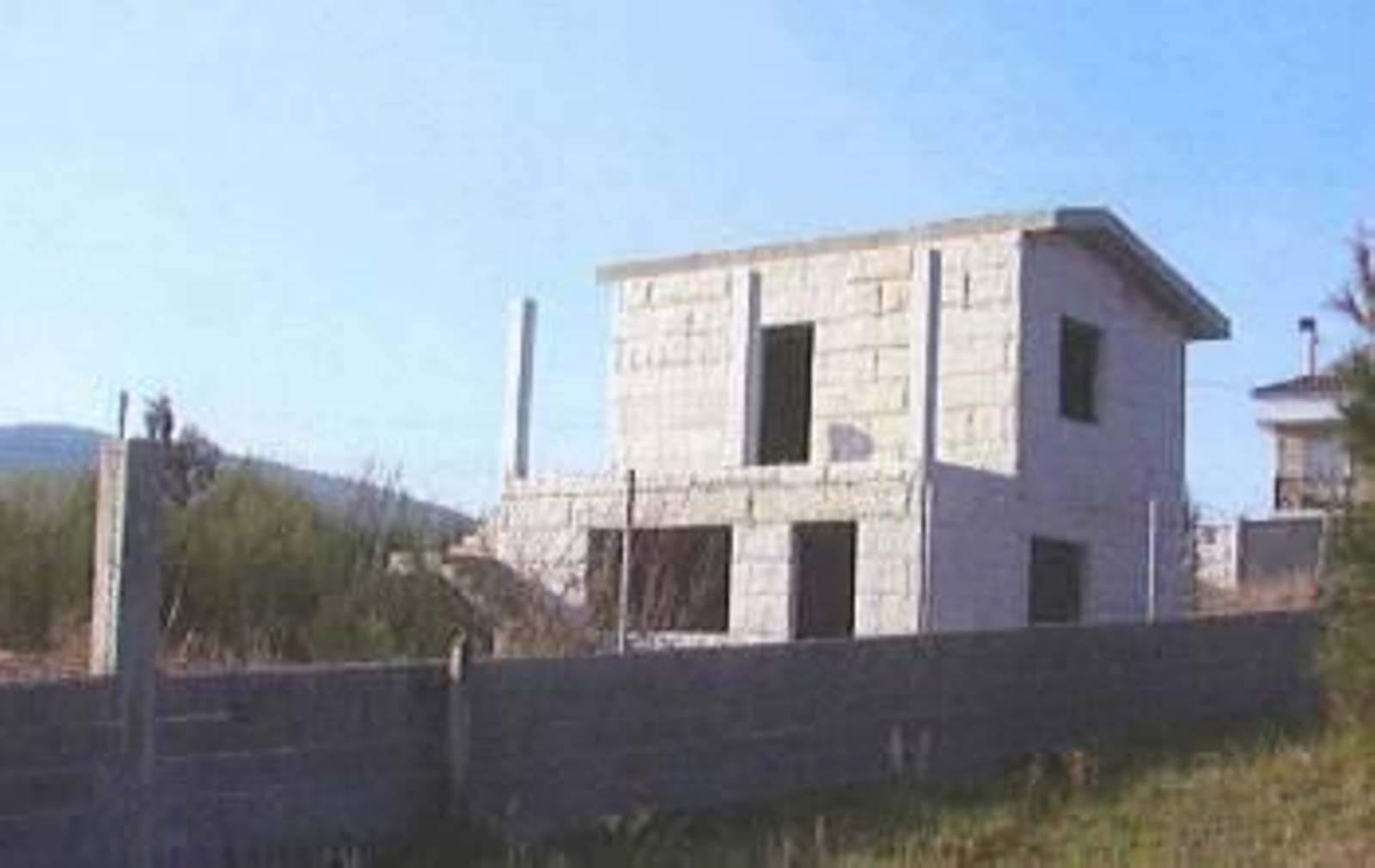 Vivienda derriba en Verín el pasado noviembre, por orden de la Axencia de Protección da Legalidade Urbanística.