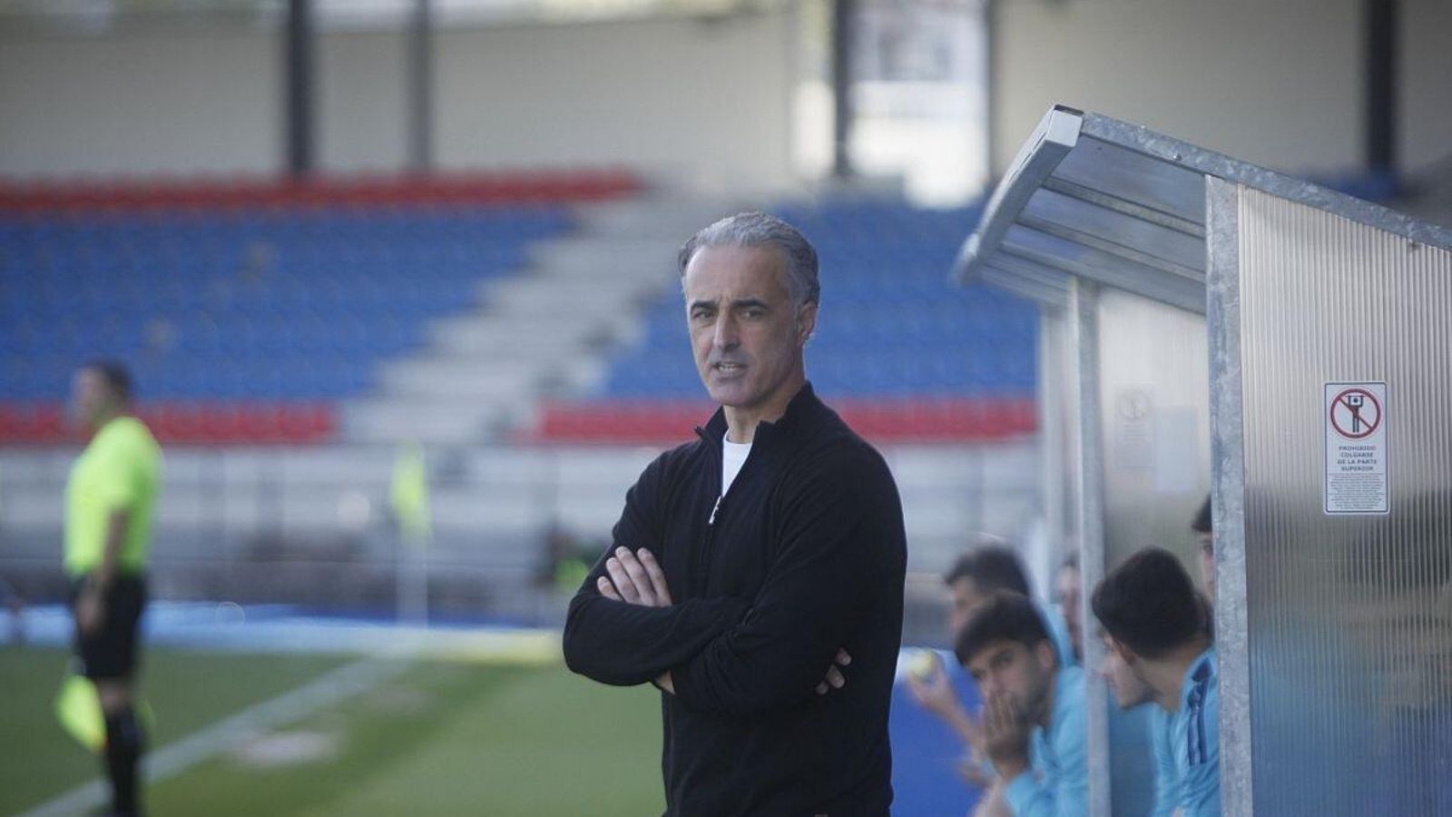 Pablo López debutaba en el campo de O Couto y el estreno fue mano de Santo.