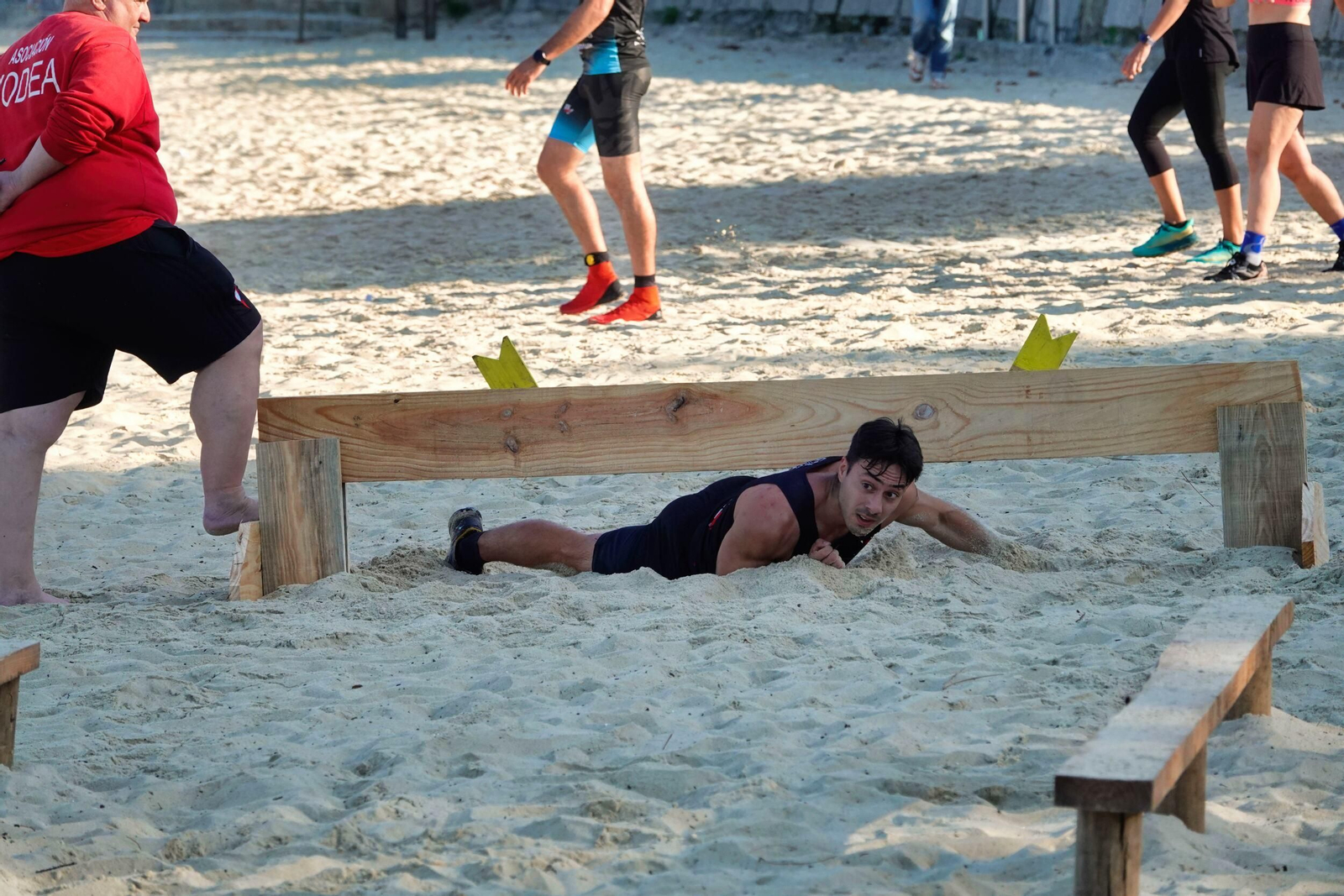 Participantes en el desafío Boot Camp en Samil.